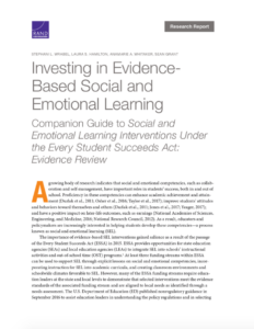 Investing in Evidence-Based SEL report cover