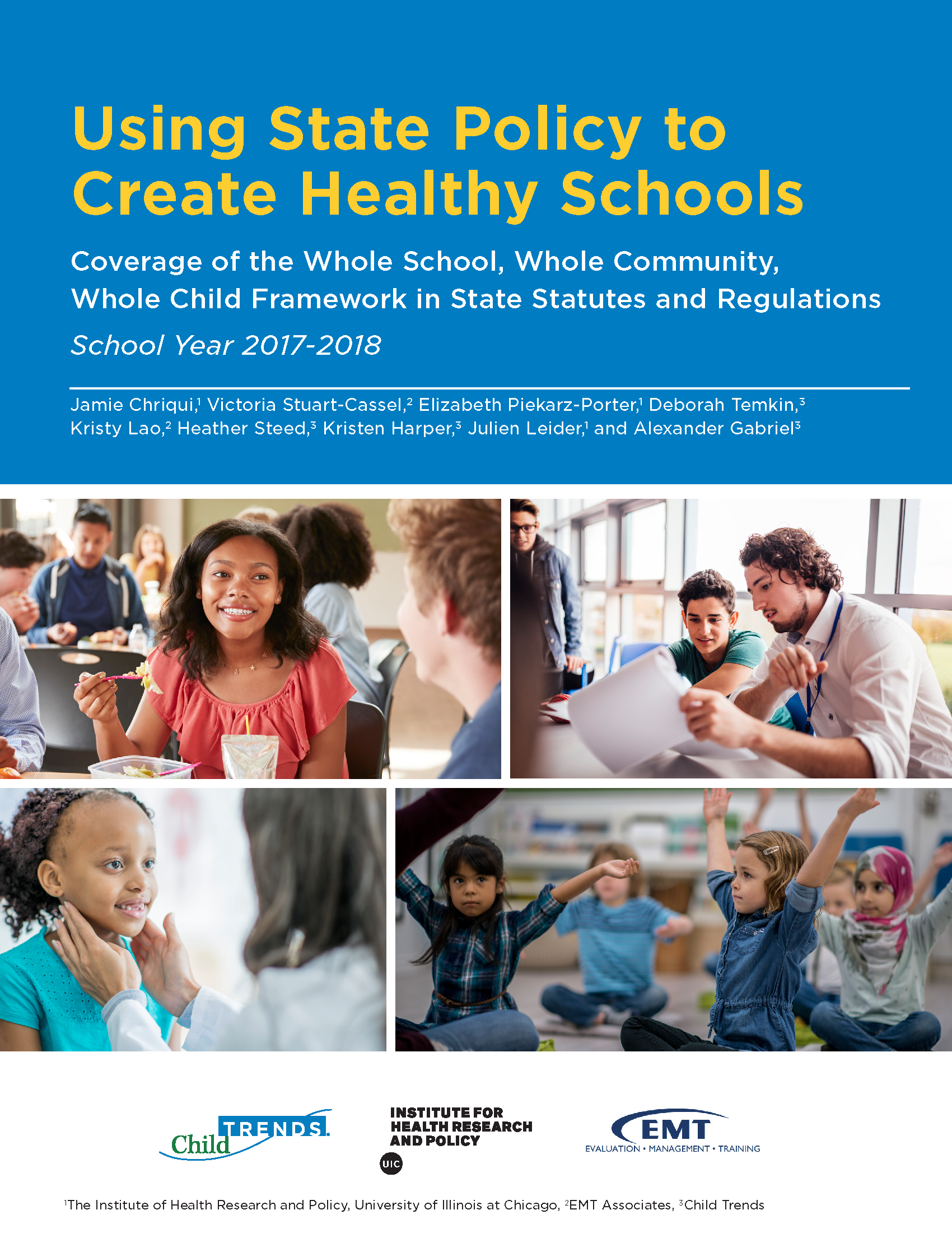 Using State Policy To Create Healthy Schools: Coverage Of The Whole ...