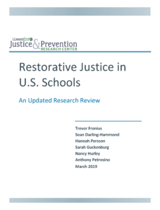 School Safety - Restorative Justice