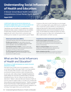 Understanding Social Influencers of Health and Education report cover