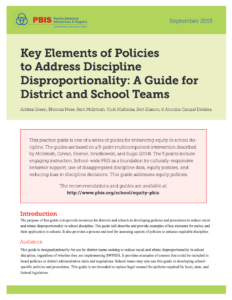 Policies to Address Discipline Disproportionality