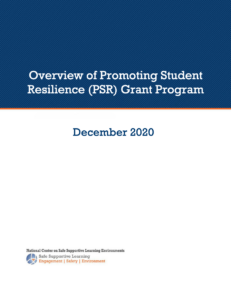 PSR Grant Program Cover